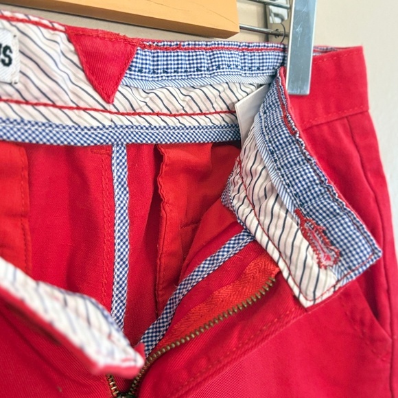 HYPERCRUSH Red Cotton Straight Leg Light Weight Chino - Picture 9 of 16